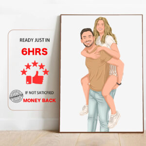 Custom Couple Portrait1