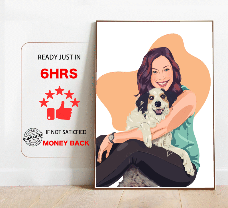 Custom Pet Portrait1