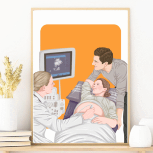 Personalized Pregnancy Portrait Baby2