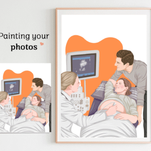 Personalized Pregnancy Portrait Baby3