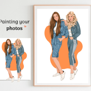 Personalized Sister Portrait3
